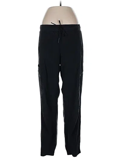 Pre-owned Athleta Track Pants In Black