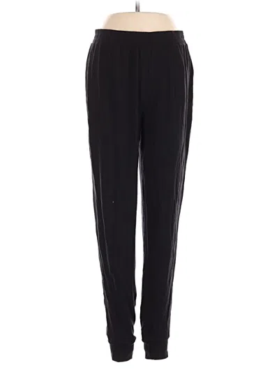 Pre-owned Athleta Track Pants In Black
