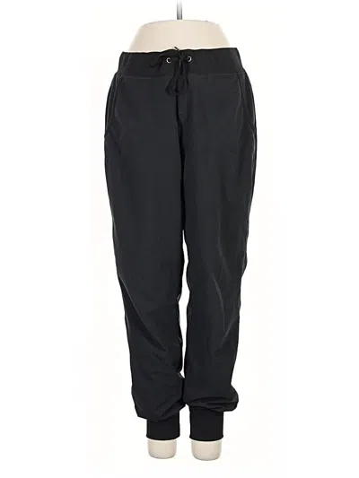 Pre-owned Athleta Track Pants In Black