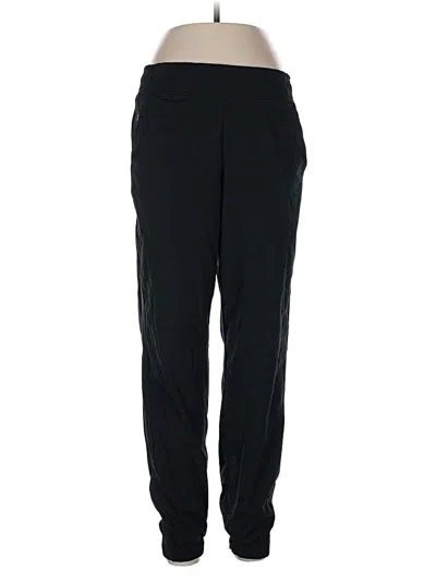 Pre-owned Athleta Track Pants In Black