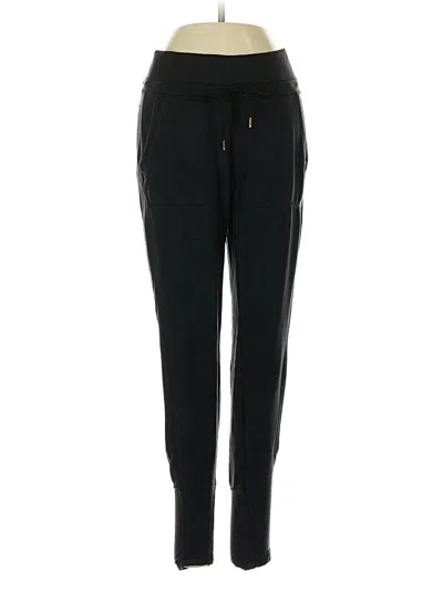 Pre-owned Athleta Track Pants In Black