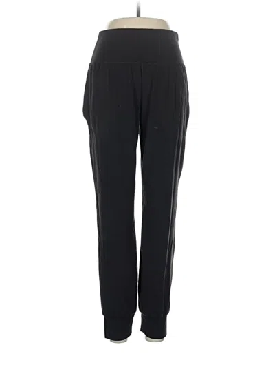 Pre-owned Athleta Track Pants In Black