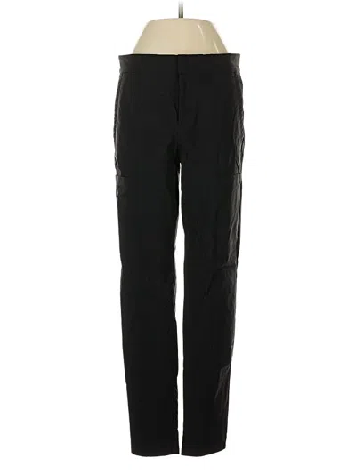 Pre-owned Athleta Track Pants In Black