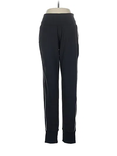 Pre-owned Athleta Track Pants In Black