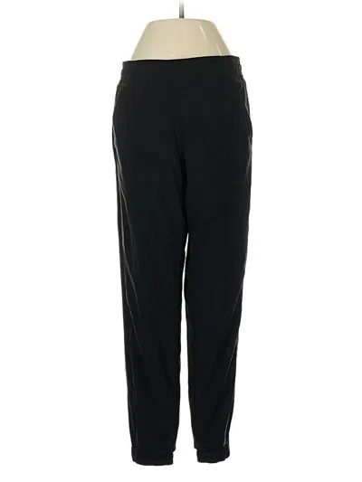 Pre-owned Athleta Track Pants In Black