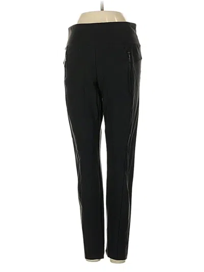 Pre-owned Athleta Track Pants In Black