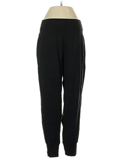 Pre-owned Athleta Track Pants In Black