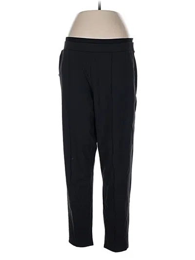 Pre-owned Athleta Track Pants In Black