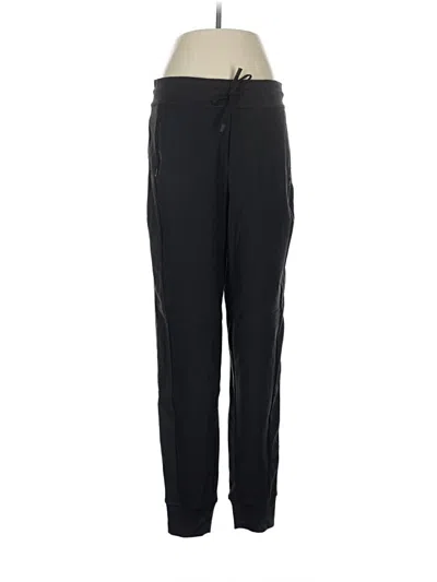 Pre-owned Athleta Track Pants In Black