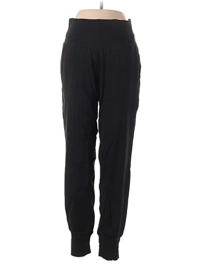Pre-owned Athleta Track Pants In Black