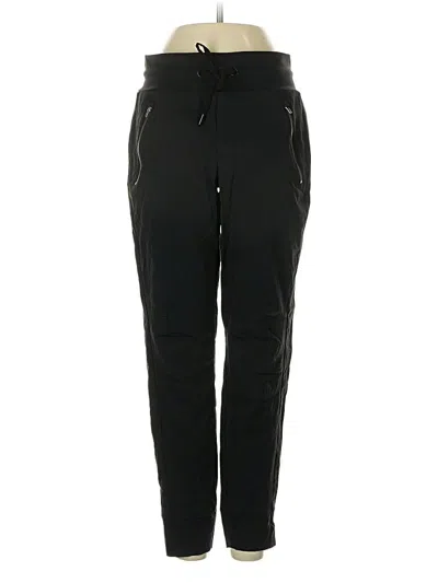 Pre-owned Athleta Track Pants In Black