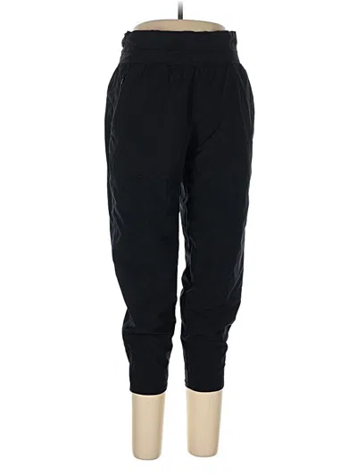 Pre-owned Athleta Track Pants In Black