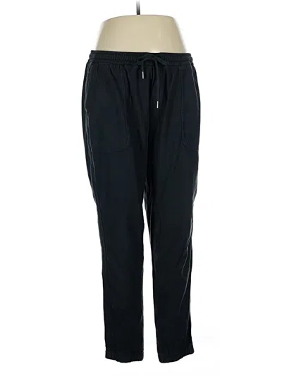 Pre-owned Athleta Track Pants In Black