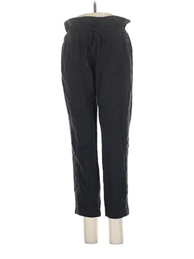 Pre-owned Athleta Track Pants In Black