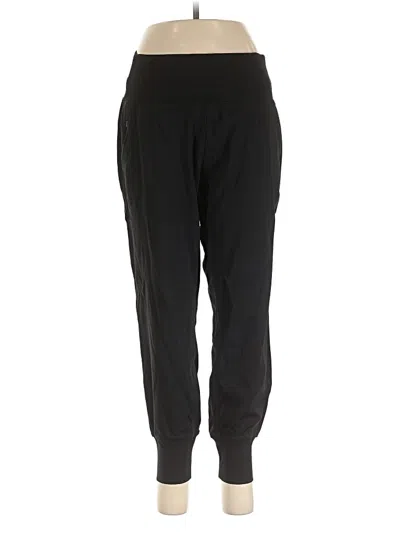 Pre-owned Athleta Track Pants In Black