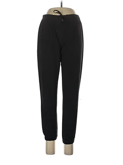 Pre-owned Athleta Track Pants In Black
