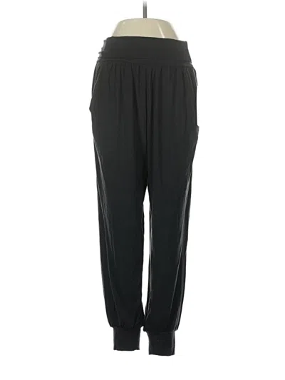 Pre-owned Athleta Track Pants In Black