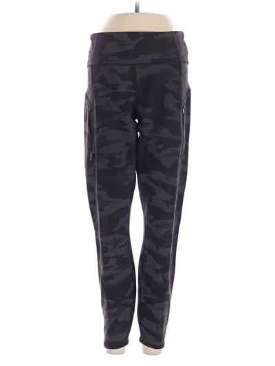 Pre-owned Athleta Track Pants In Black