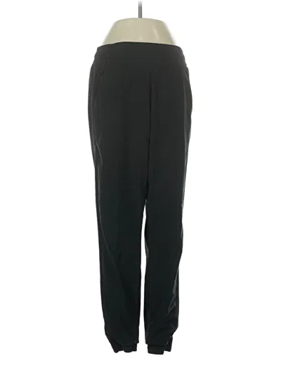 Pre-owned Athleta Track Pants In Black