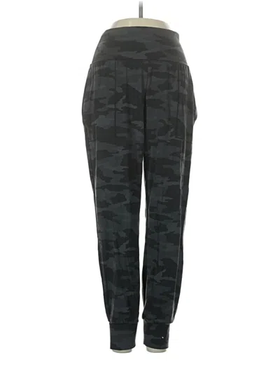 Pre-owned Athleta Track Pants In Black