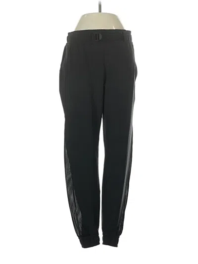 Pre-owned Athleta Track Pants In Black