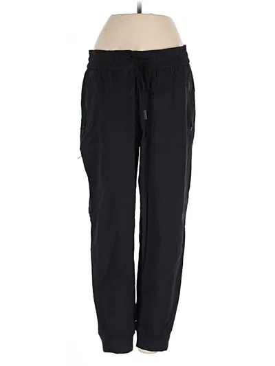 Pre-owned Athleta Track Pants In Black