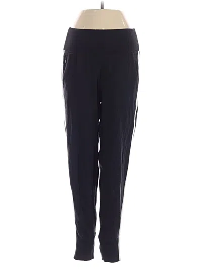 Pre-owned Athleta Track Pants In Black