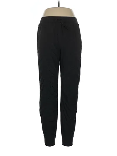 Pre-owned Athleta Track Pants In Black
