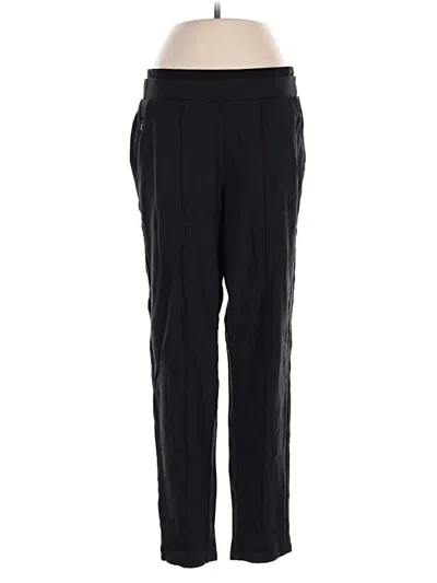 Pre-owned Athleta Track Pants In Black