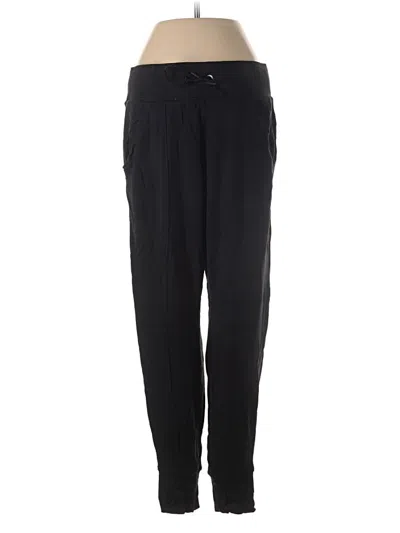 Pre-owned Athleta Track Pants In Black