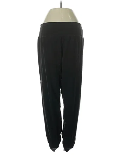 Pre-owned Athleta Track Pants In Black