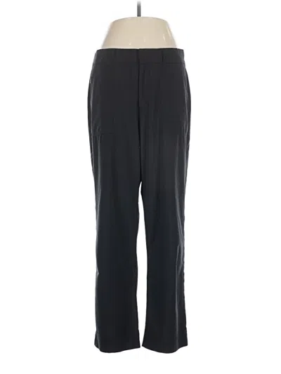 Pre-owned Athleta Track Pants In Black