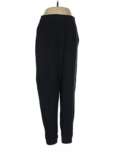 Pre-owned Athleta Track Pants In Black