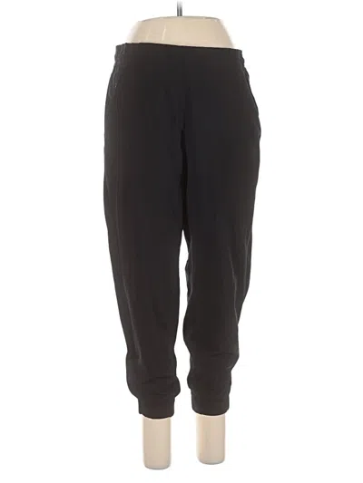 Pre-owned Athleta Track Pants In Black