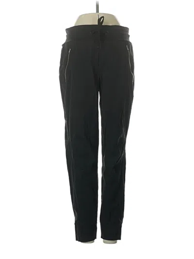 Pre-owned Athleta Track Pants In Black