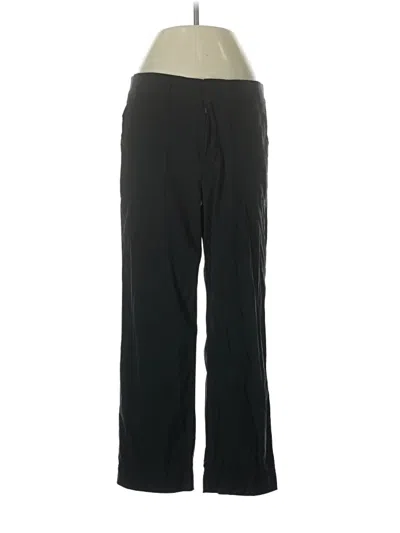Pre-owned Athleta Track Pants In Black
