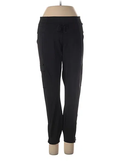 Pre-owned Athleta Track Pants In Black