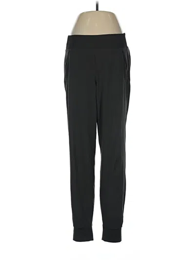 Pre-owned Athleta Track Pants In Black