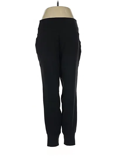 Pre-owned Athleta Track Pants In Black