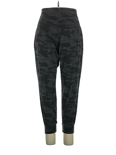 Pre-owned Athleta Track Pants In Black