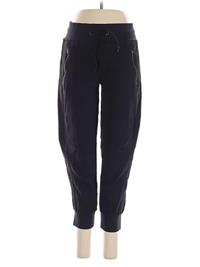 Pre-owned Athleta Track Pants In Black