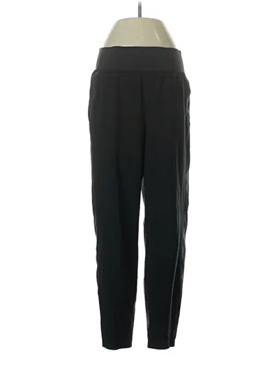 Pre-owned Athleta Track Pants In Black