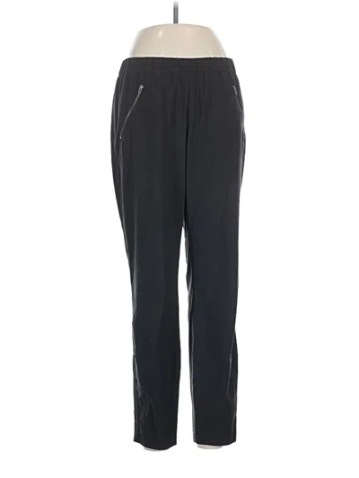 Pre-owned Athleta Track Pants In Black