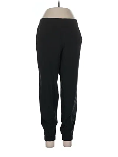 Pre-owned Athleta Track Pants In Black