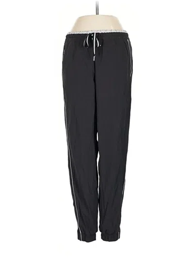 Pre-owned Athleta Track Pants In Black