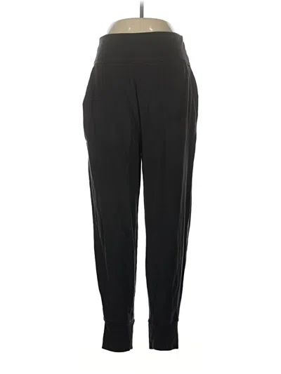 Pre-owned Athleta Track Pants In Black
