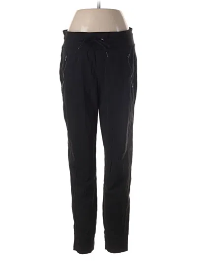 Pre-owned Athleta Track Pants In Black