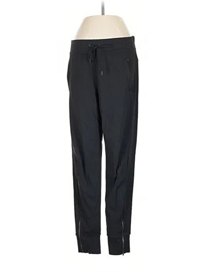 Pre-owned Athleta Track Pants In Black