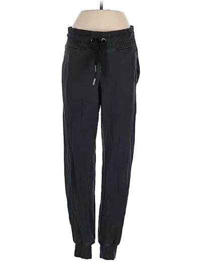Pre-owned Athleta Track Pants In Black