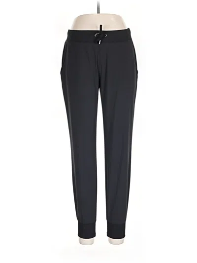 Pre-owned Athleta Track Pants In Black